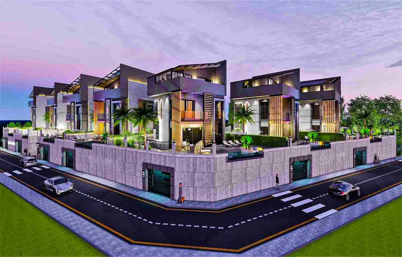housebind Эффектный элитный комплекс Вилл в престижном районе Алании / Бекташ