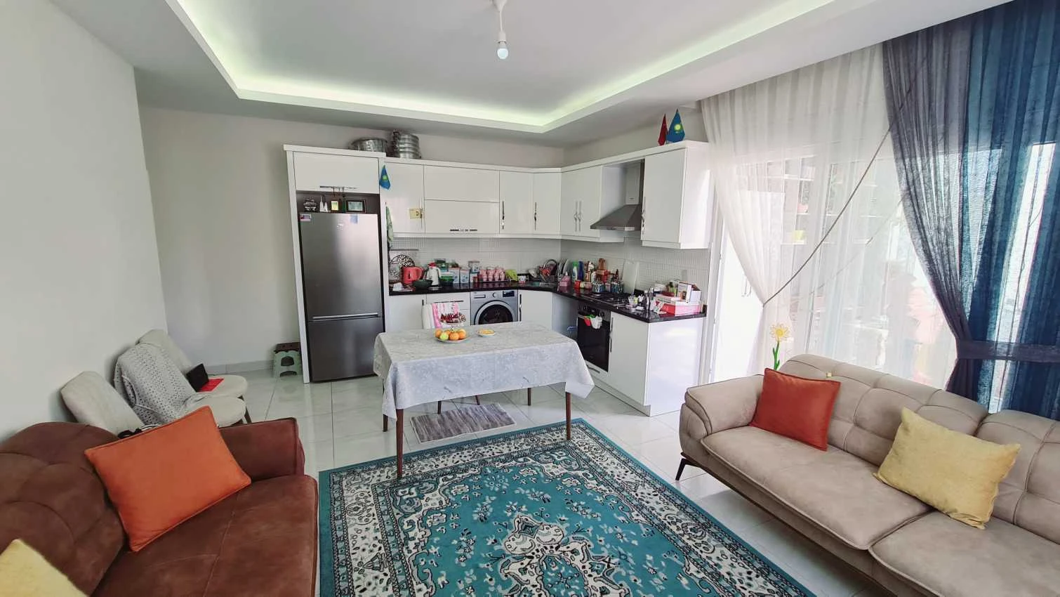 housebind Меблированный 2 + 1 апартамент в Махмутлар / Алания