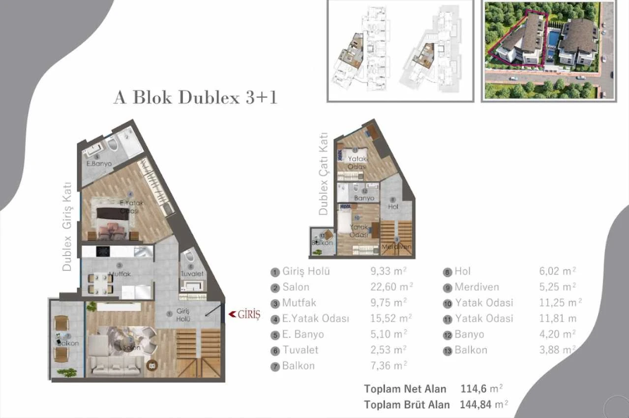 housebind Просторные квартиры 1+1 ,2+1 ,2+1 Дуплекс, 3+1 Дуплекс  Анталии / Муратпаша